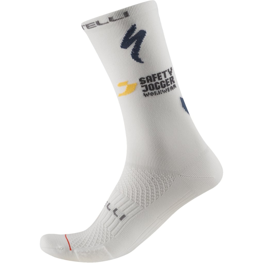 Castelli Rosso Corsa Pro 18 Socks Team Soudal Quick-Step - white 001