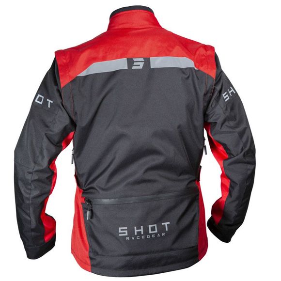 Shot RACETECH enduro jacket - BLACK RED 2022 - Black / RedRef: SO2159