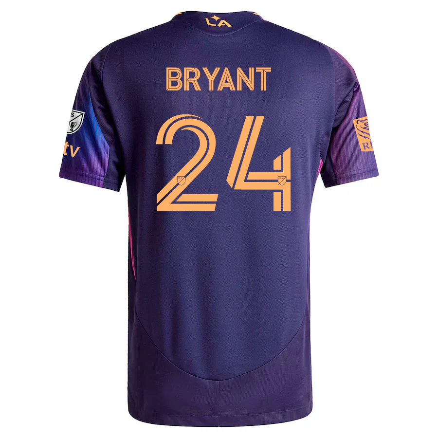 Kobe Bryant LA Galaxy Authentic Away Jersey w/ MLS + Apple TV + RBC Sponsor 25/26 (Purple)