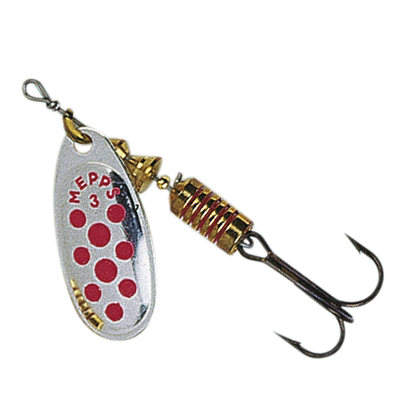 Mepps Spinner Comet Decorée (silver\/red)