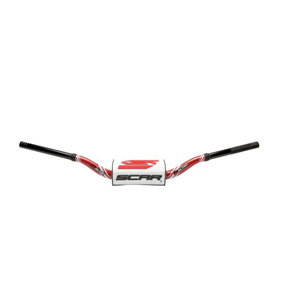 Handlebar Scar O² Color Ø28.6 - Yamaha Yz/Yzf - Red Universal - WhiteRef: Scr0087