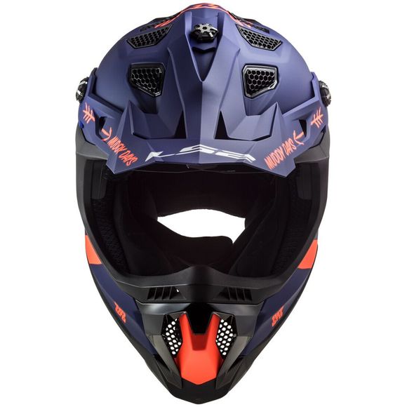 LS2 MX700 cross helmet - SUBVERTER EVO - CARGO MATT BLUE FLUO ORANGE 2023 - Blue / OrangeRef: LS0625