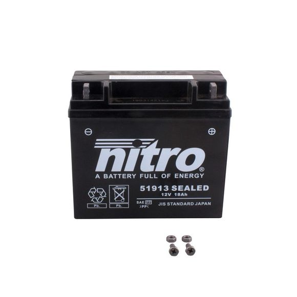Nitro 51913 sla farm acid type maintenance free/ready to use batteryRef : 51913 SLA