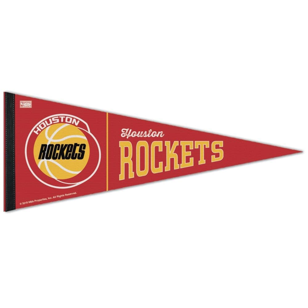Houston Rockets Hardwood Classics Premium NBA Pennant