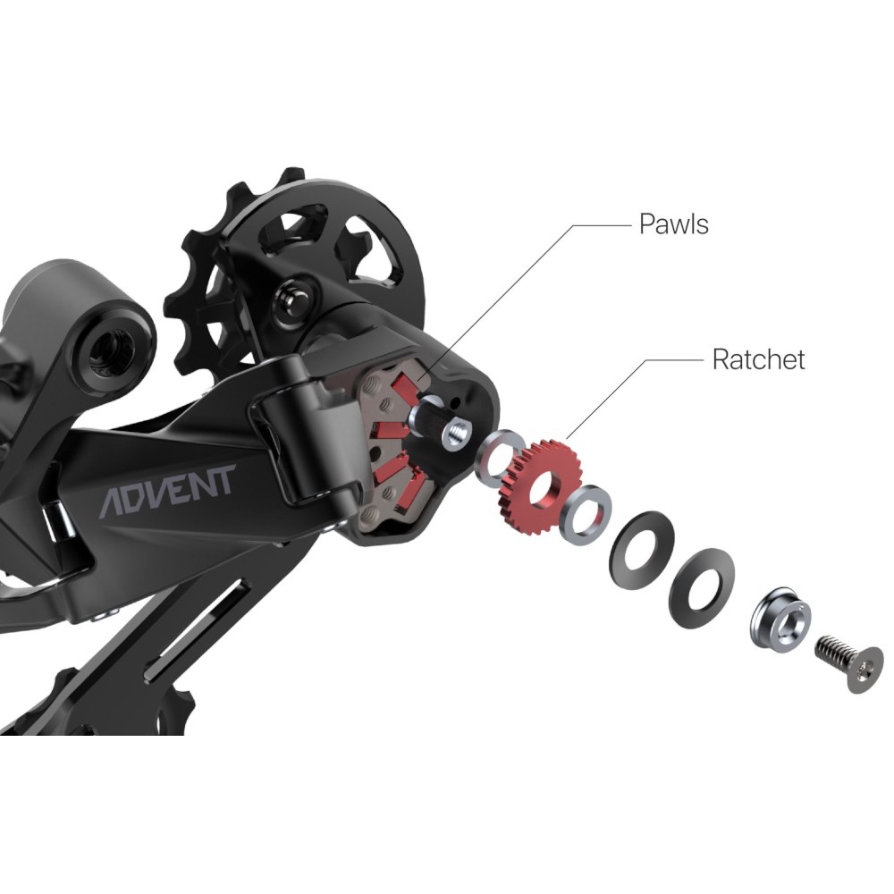 microSHIFT ADVENT RD-M6195 Rear Derailleur - 1x9-speed - long