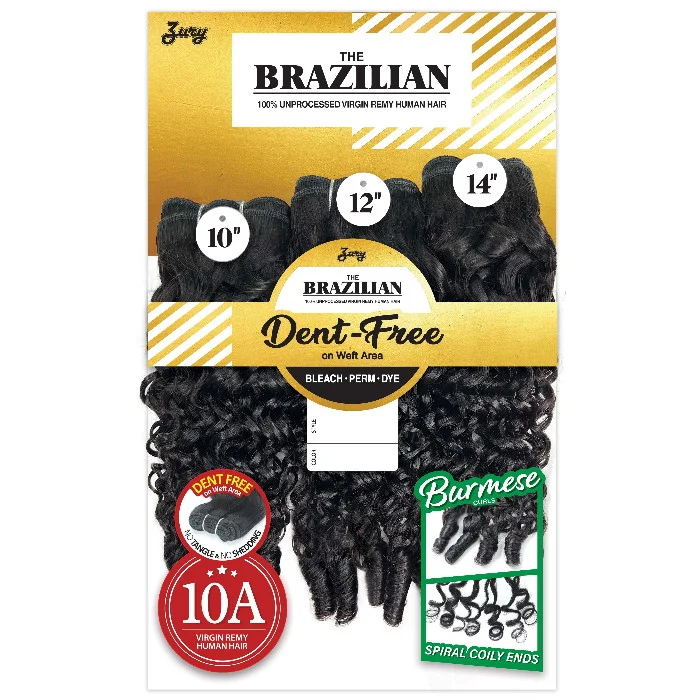 Royal Imex Zury The Brazilian 100% Unprocessed Virgin Remy Human Hair Weave - THE BRAZILIAN MULTI BURMESE 10/12/14