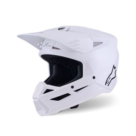 Casque cross Alpinestars S-M3 SOLID 2025 - BlancRef : AP3958