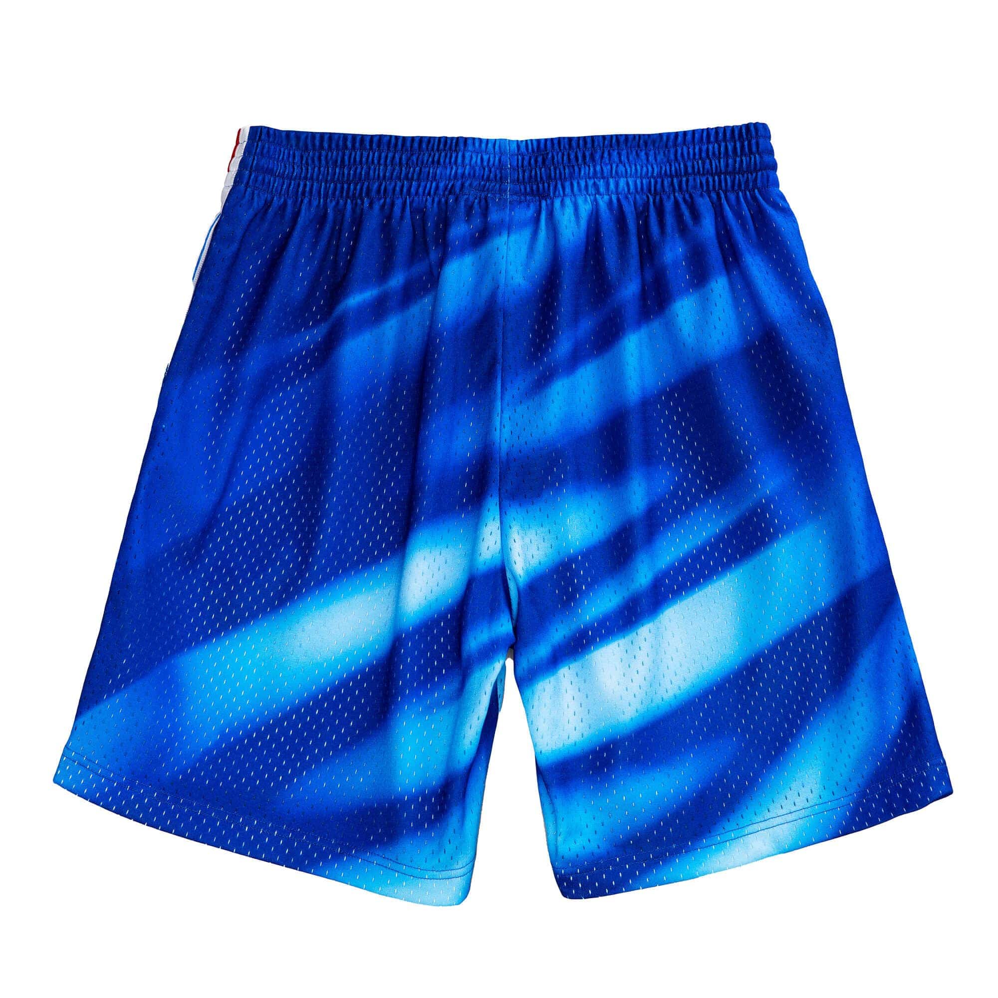 New Jersey Nets 1990-91 Mitchell & Ness Swingman NBA Shorts Blue