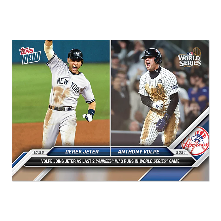Derek Jeter/Anthony Volpe - 2024 MLB Topps NOW® Card 878
