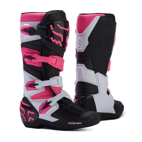 Fox WOMENS COMP 2024 cross boots - Black / PinkRef: FX4163