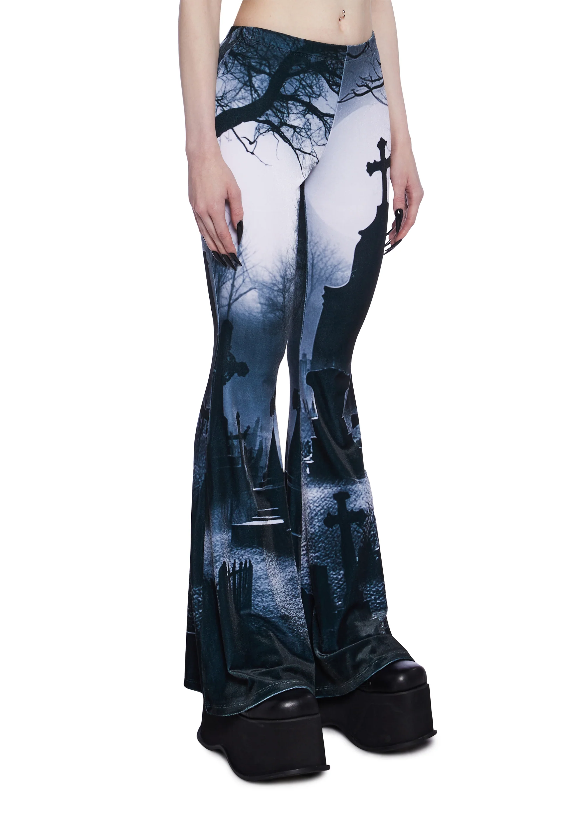 Spooky Sanctuary Flare Pants