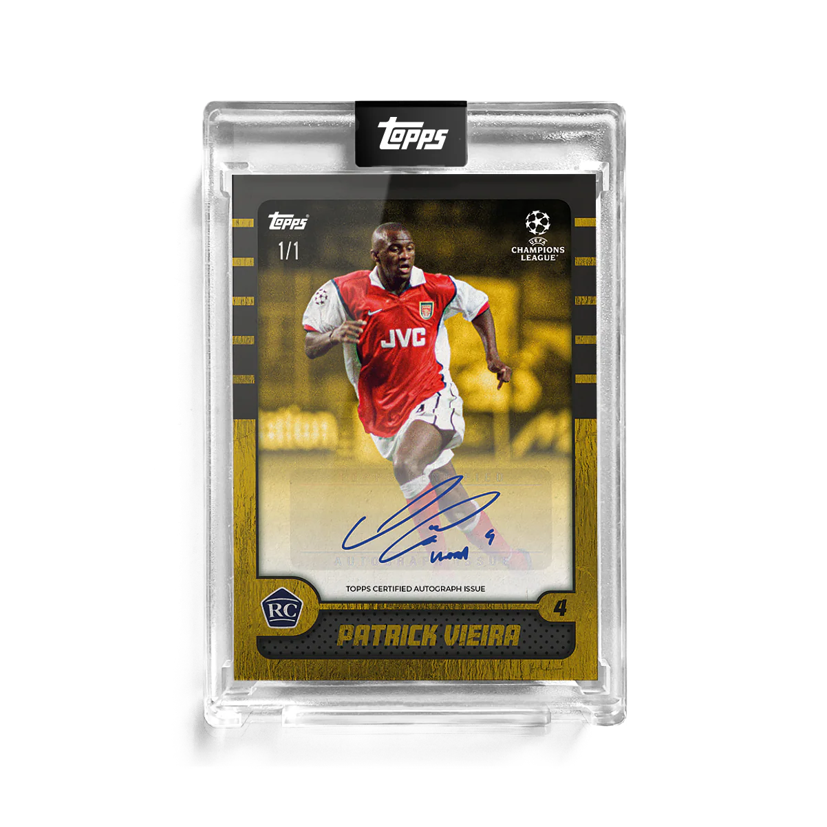 Patrick Vieira - Lost Rookies - Autograph - 1 of 1