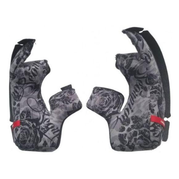 Scorpion Exo EXO-1400 (EVO) (CARBON) AIR cheek pads - BlackRef: SC1112