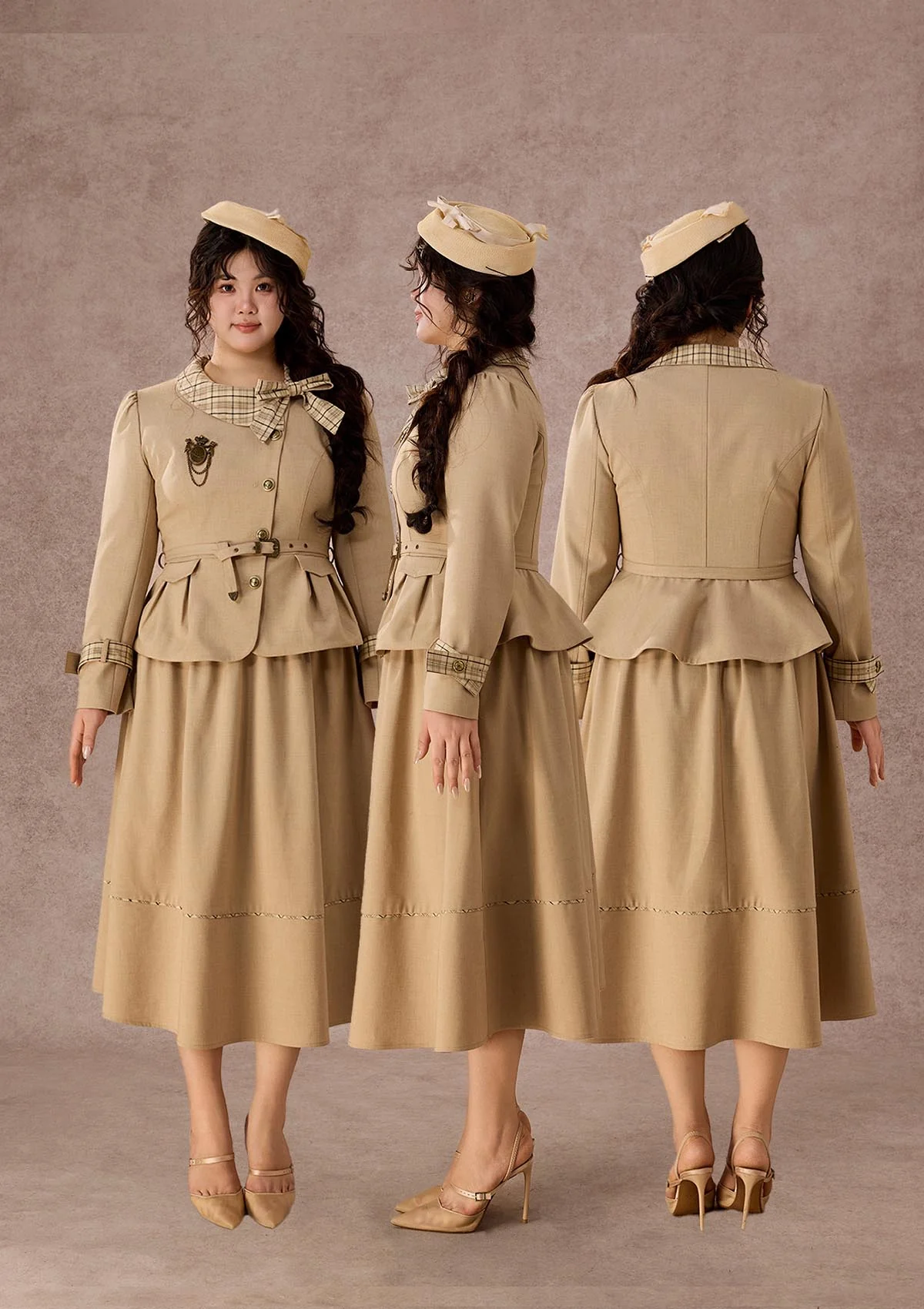 Curve&Plus British Voyage Skirt