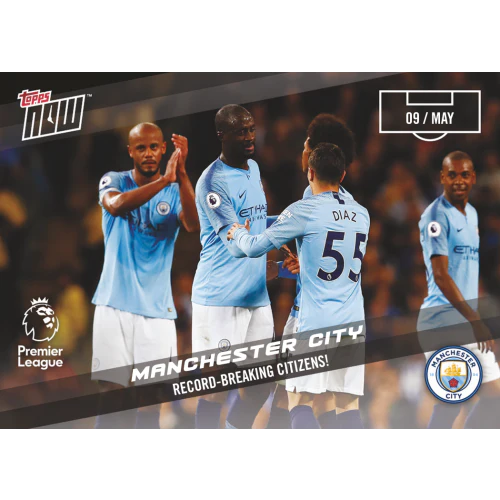 Manchester City PL TOPPS NOW® Card 167 - Print Run: 45