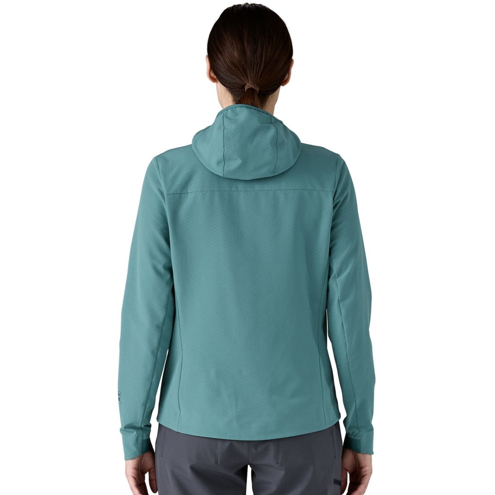 Patagonia R1 CrossStrata Hoody Women - Wetland Blue