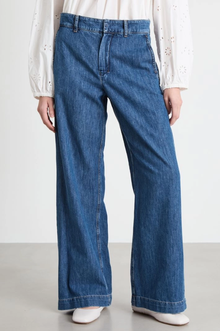 Wide-leg jeans - BLUE