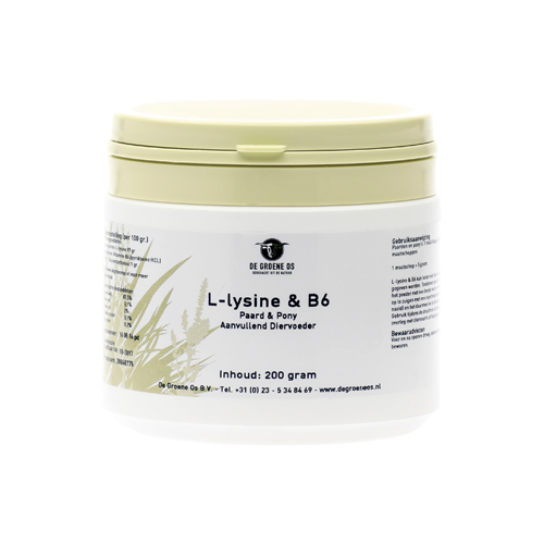 Groene Os L-Lysine B6 for Horses & Ponies - 200g