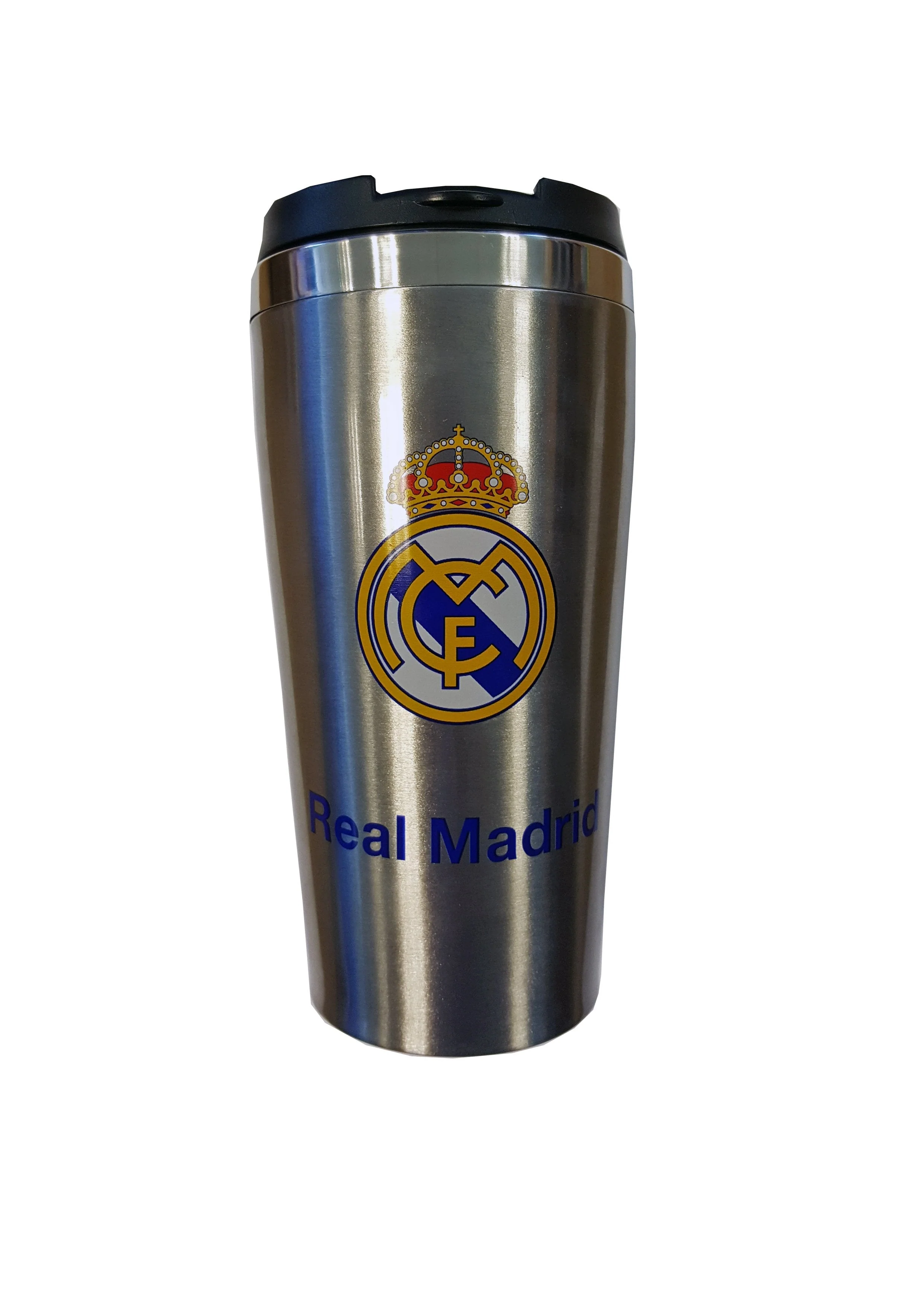 Real Madrid Thermal Mug Silver