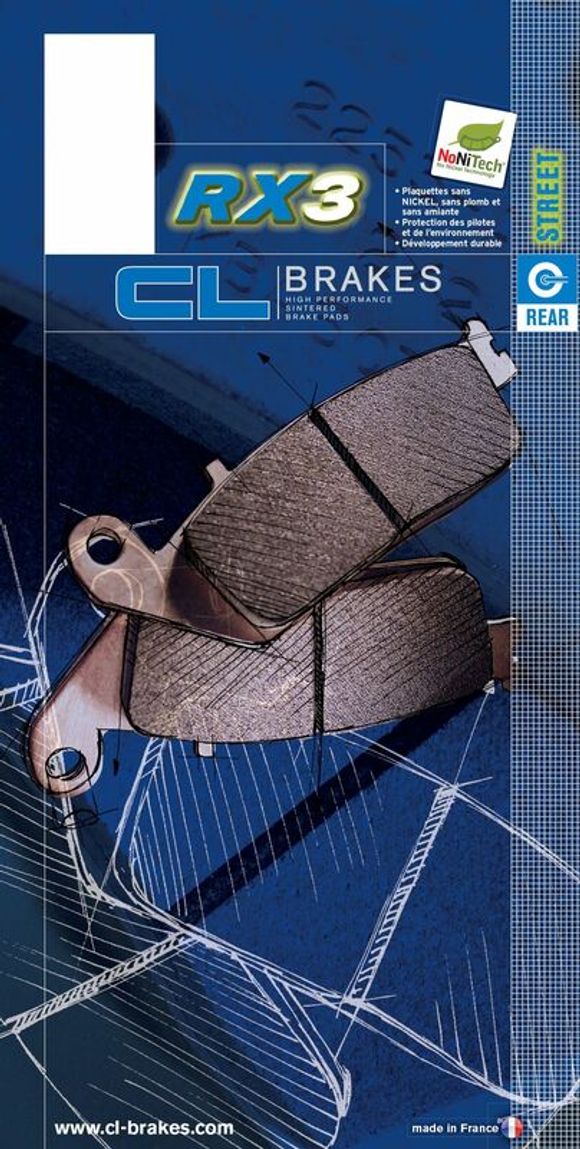 CL Brakes Road sintered metal brake pads - 2288RX3Ref: CLB00142A / 1034841