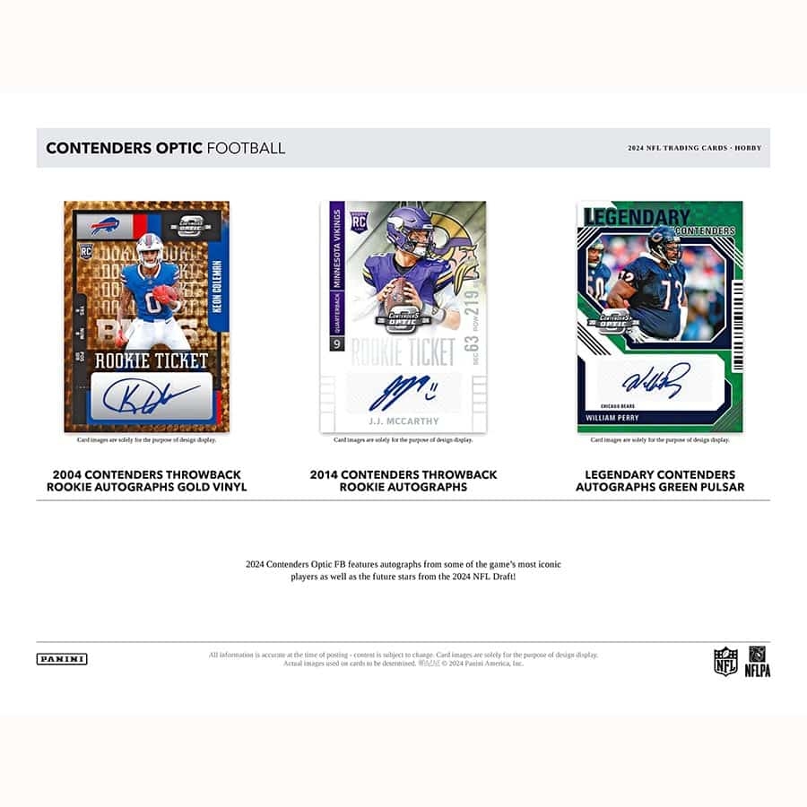 2024 Panini Contenders Optic Football NFL Hobby Box