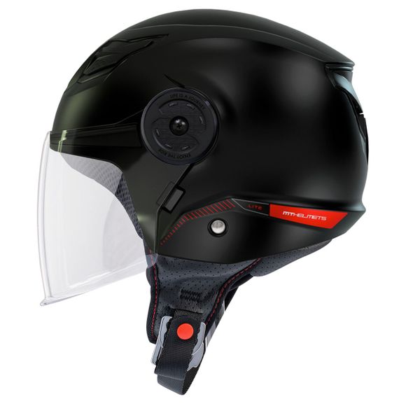 Casque jet MT HELMETS LITE - SOLID - NoirRef : MTH0106