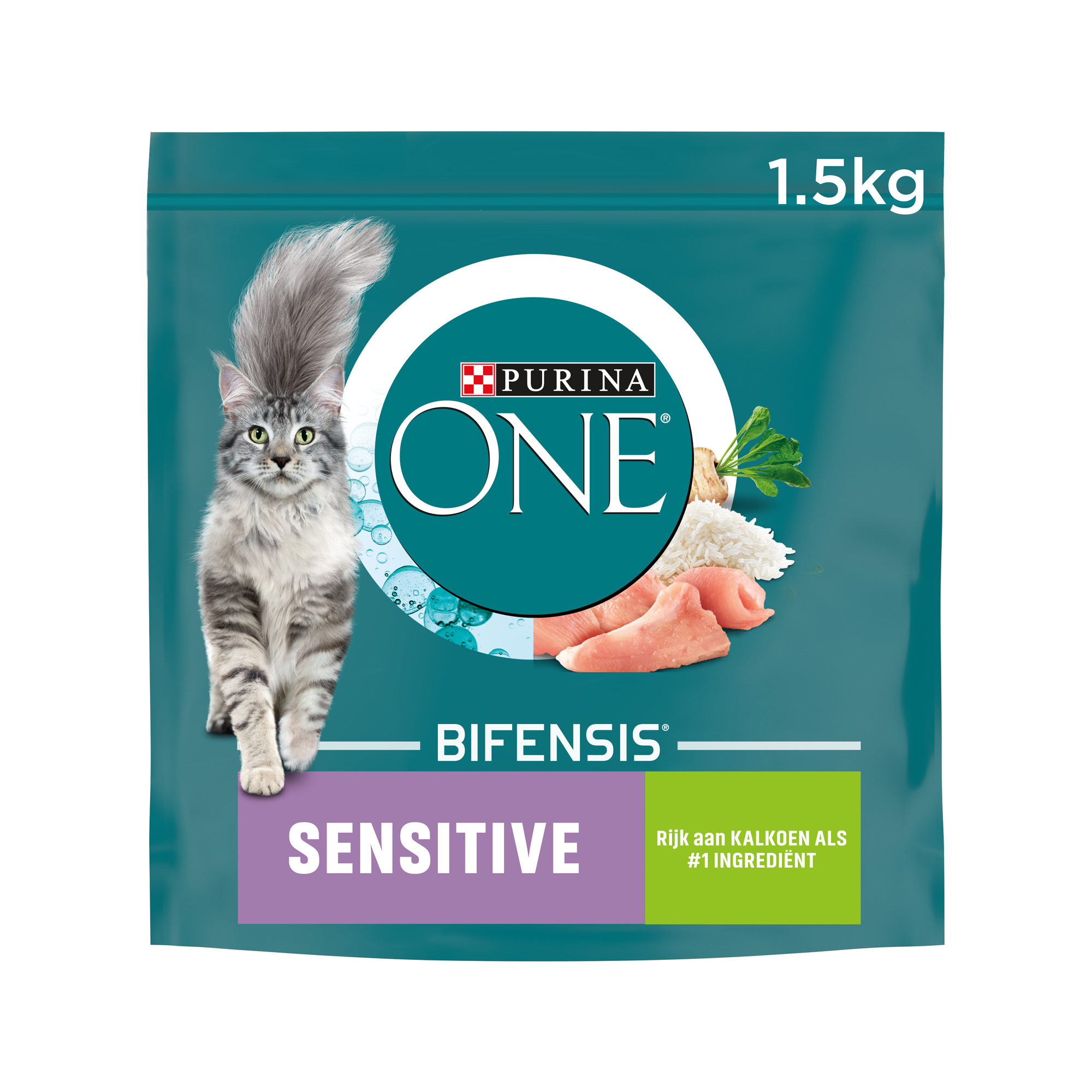 Purina ONE Sensitive - Turkey & Rice - 1,5 kg