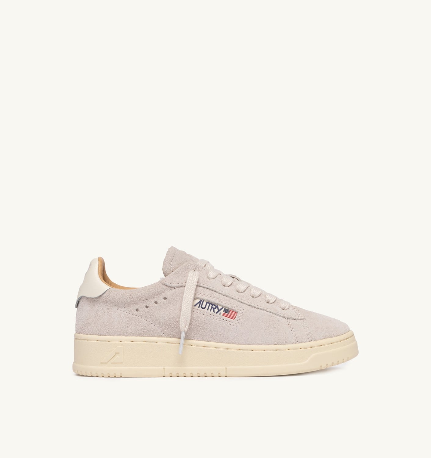 DALLAS LOW SNEAKERS IN WHITE SUEDE