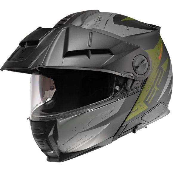 Schuberth e2 explorer - green modular helmetRef: Se0275-C759