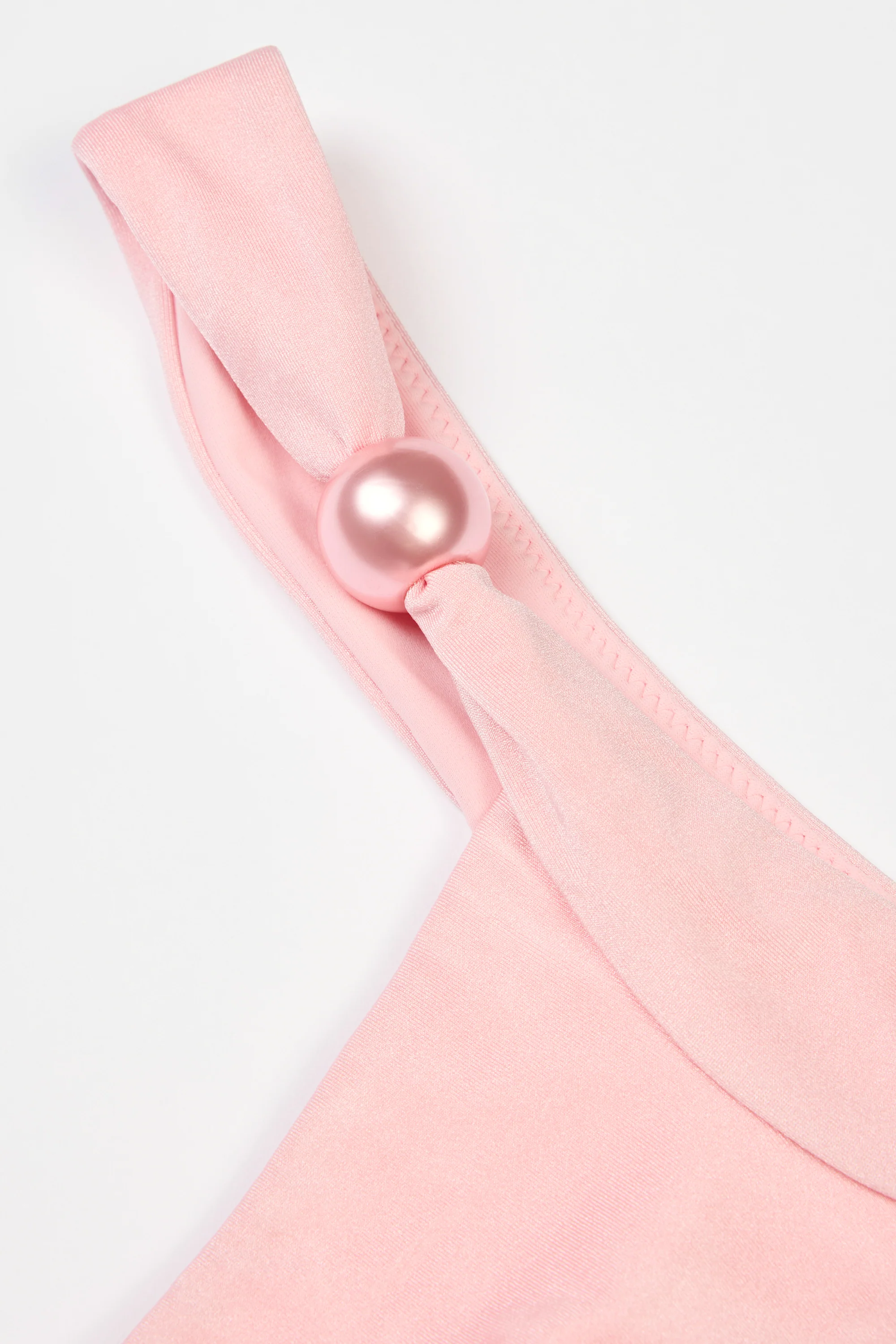 Thong Bikini Bottoms in Baby Pink