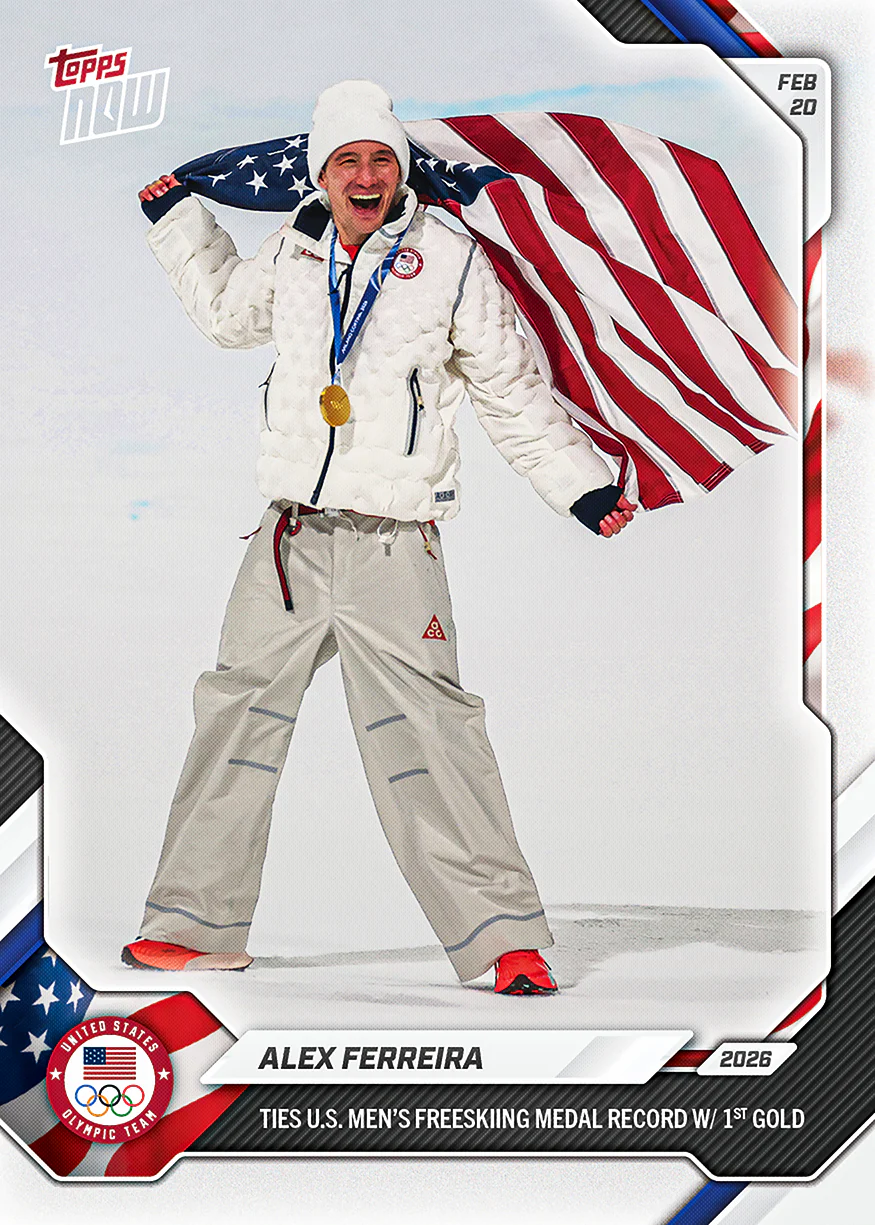 Alex Ferreira - 2026 Olympics Topps NOW® - Card 17 - PR: 1181