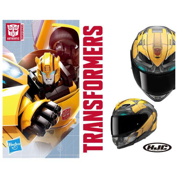 HJC F71 full face helmet - BUMBLEBEE HASBRO - Black / YellowRef: HJ1345