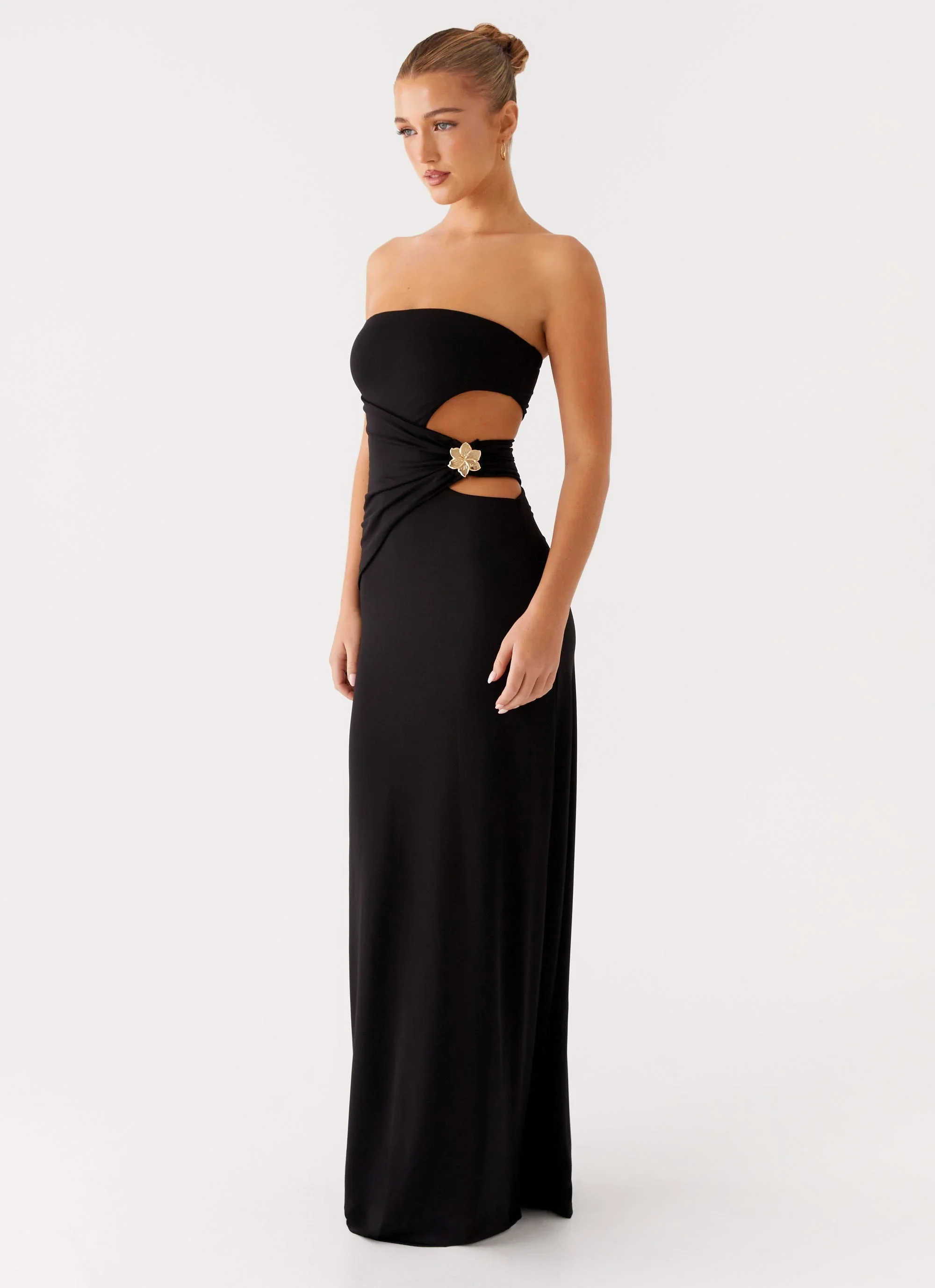 Anetta Maxi Dress - Black