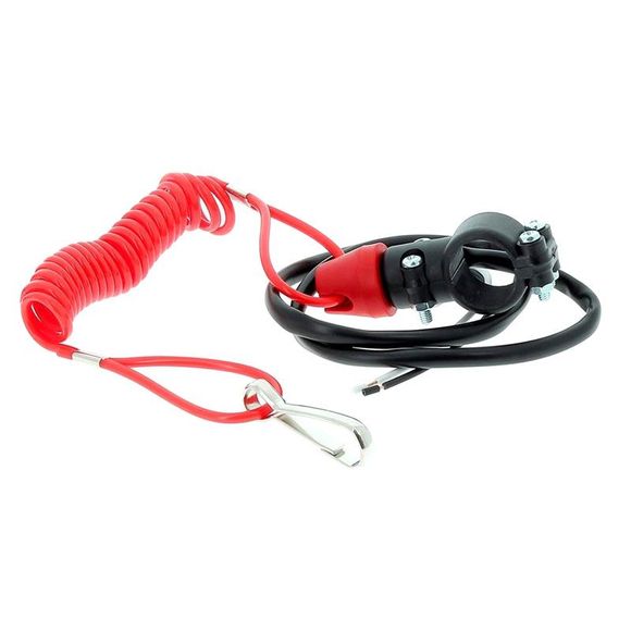 Tecnium Universal HANDLEBAR Ignition Switch - Black / RedRef: 30500009 / 1080043