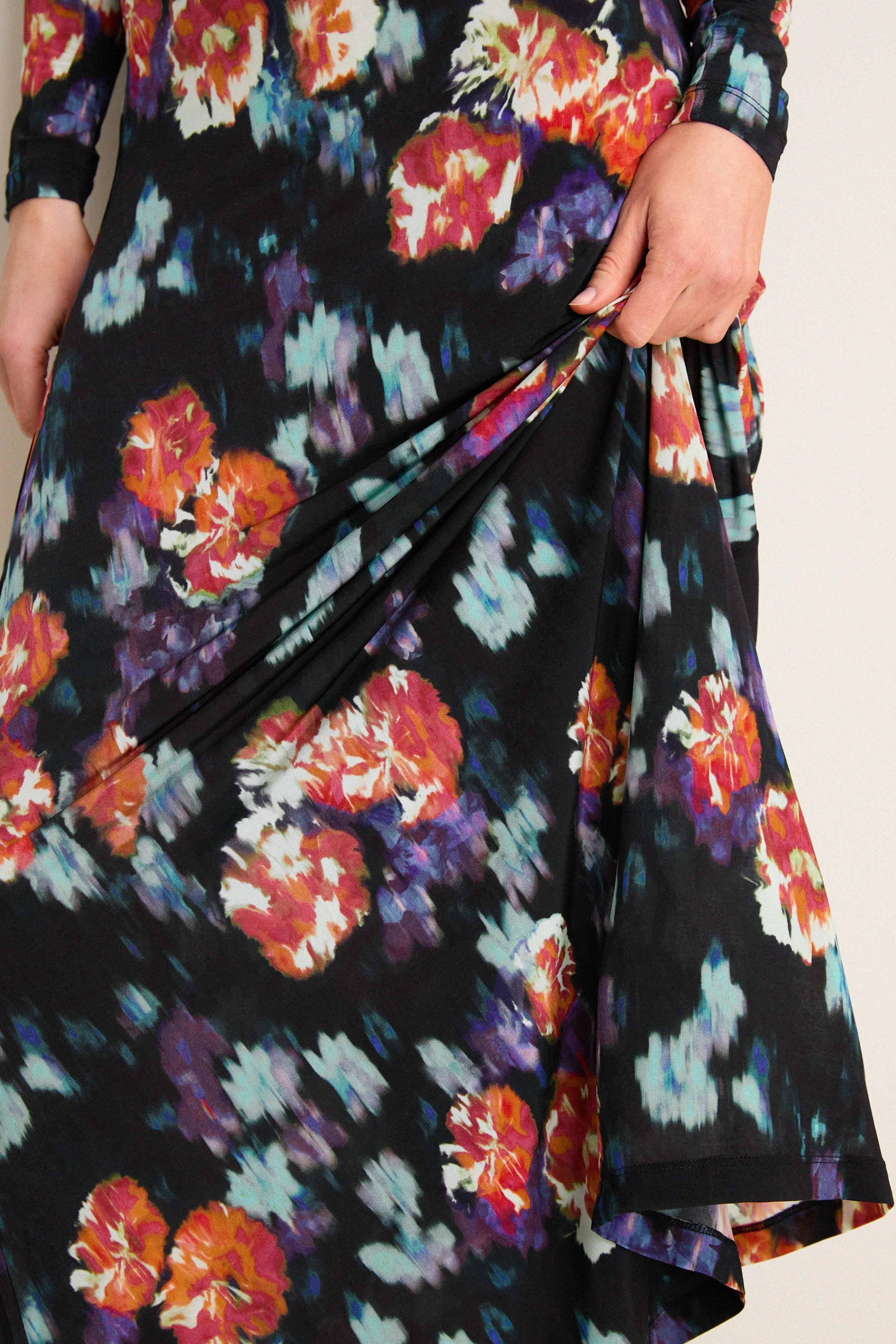 Nocturne Amari Long Sleeve Jersey Dress
