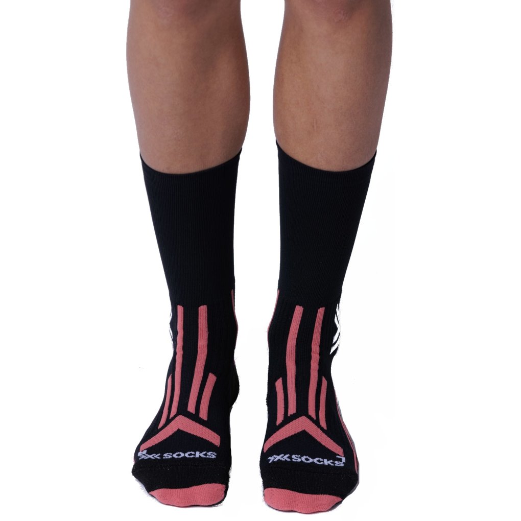 X-Socks Trailrun Perform Crew Socks Women - x black/dusty rose