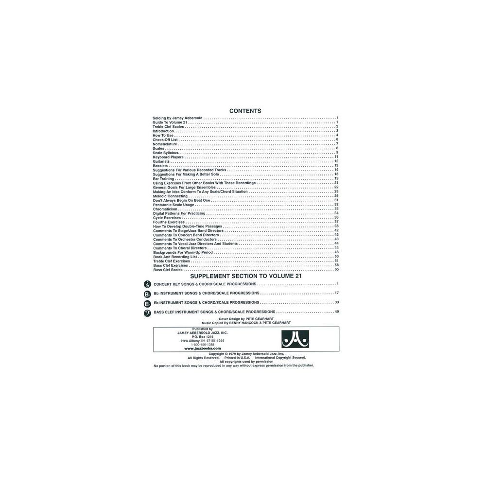 Jamey Aebersold Gettin' It Together – Thomann Ireland