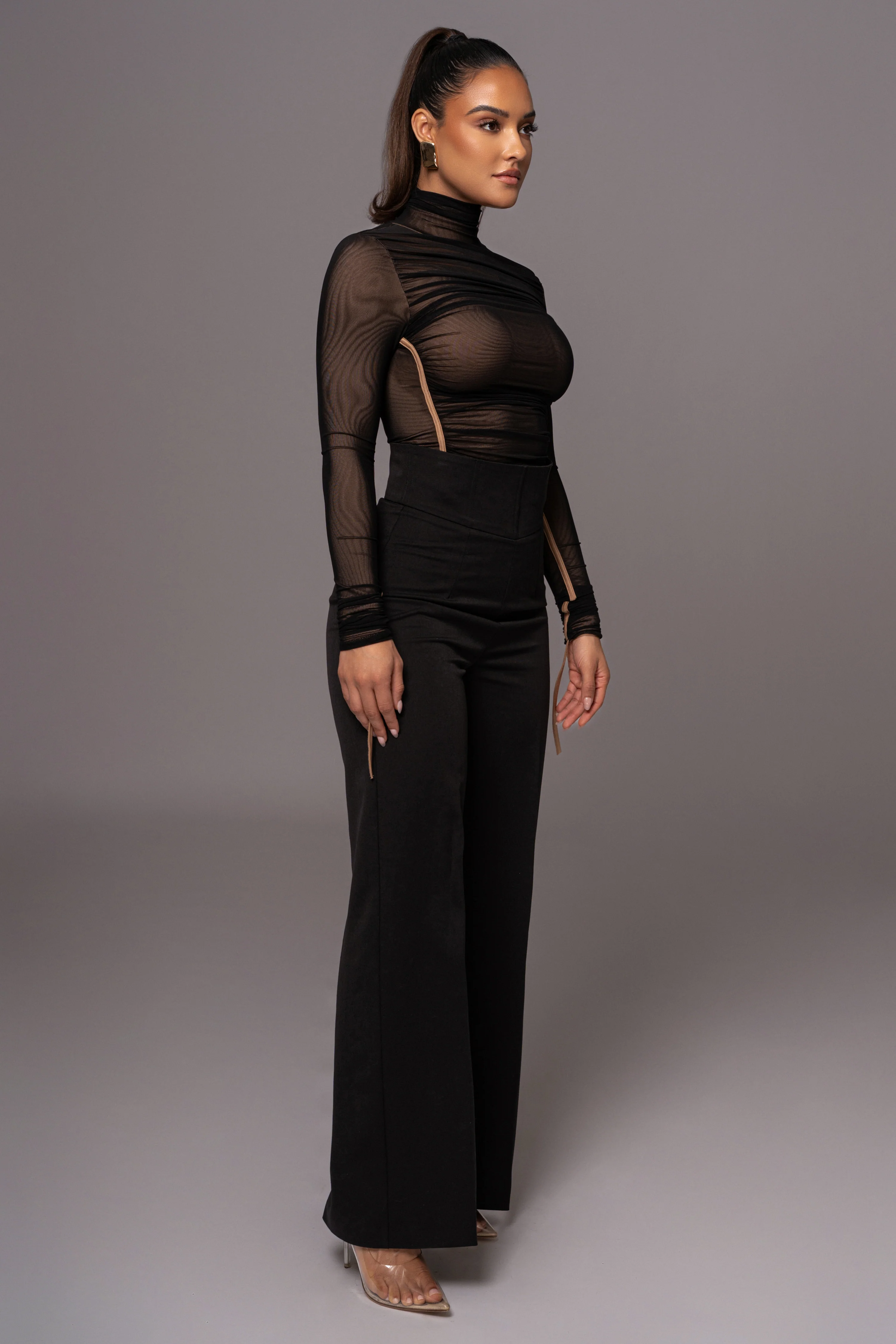 Black Novena Woven Pants