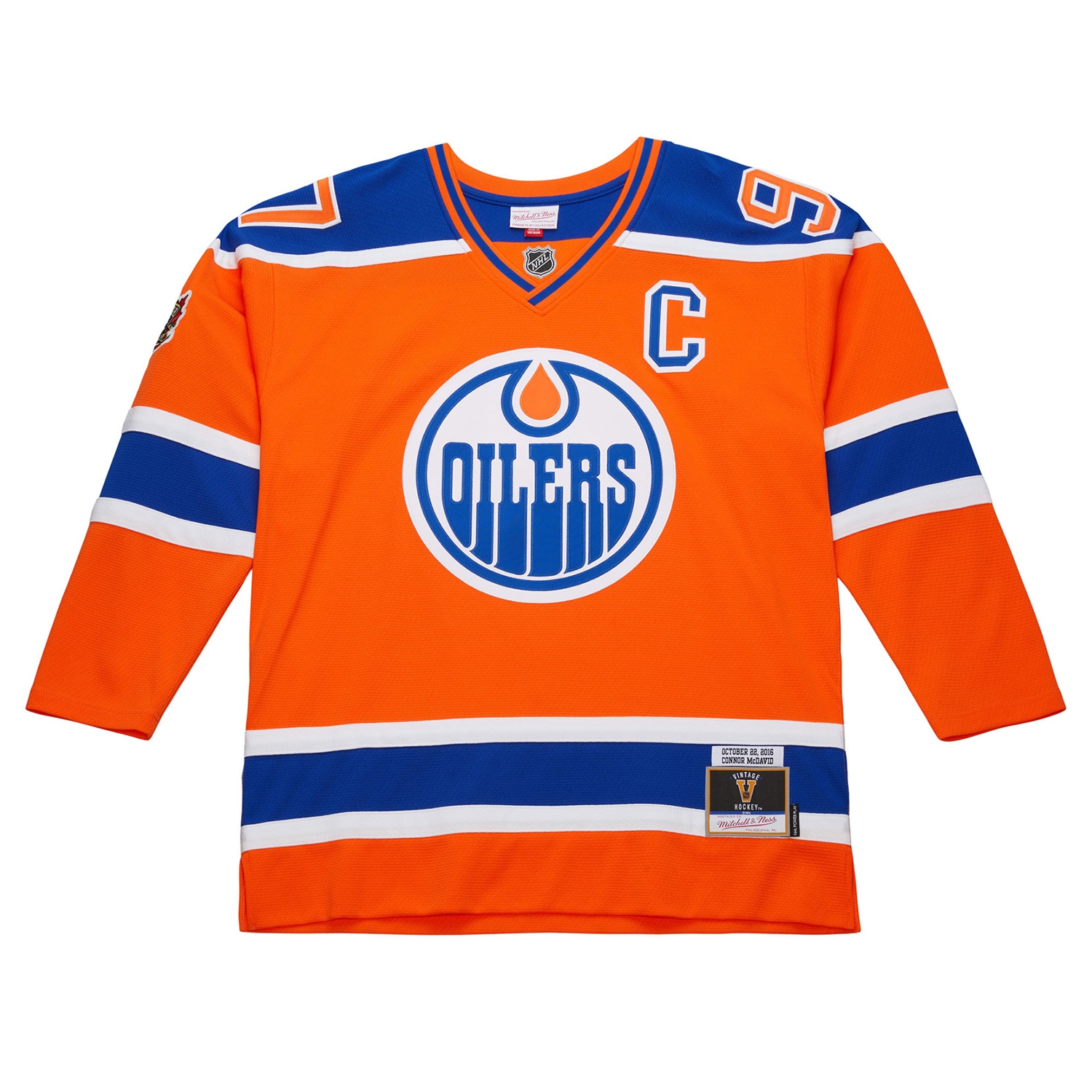 Connor McDavid #97 Edmonton Oilers 2016 Heritage Classic Power Play NHL Jersey