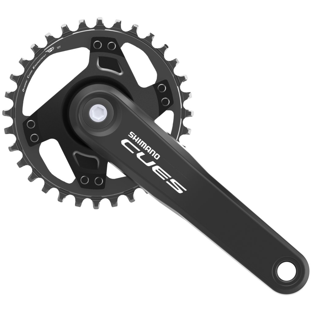 Shimano CUES FC-U4000-1 Crankset - Square Type | Wide | 9/10/11-speed - without Chain Guard