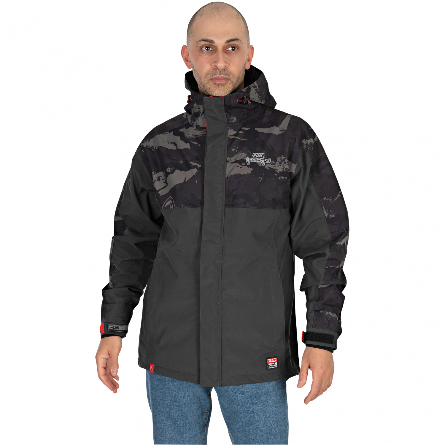 Fox Rage RS Triple-Layer Jacket Men (Black\/Camo)