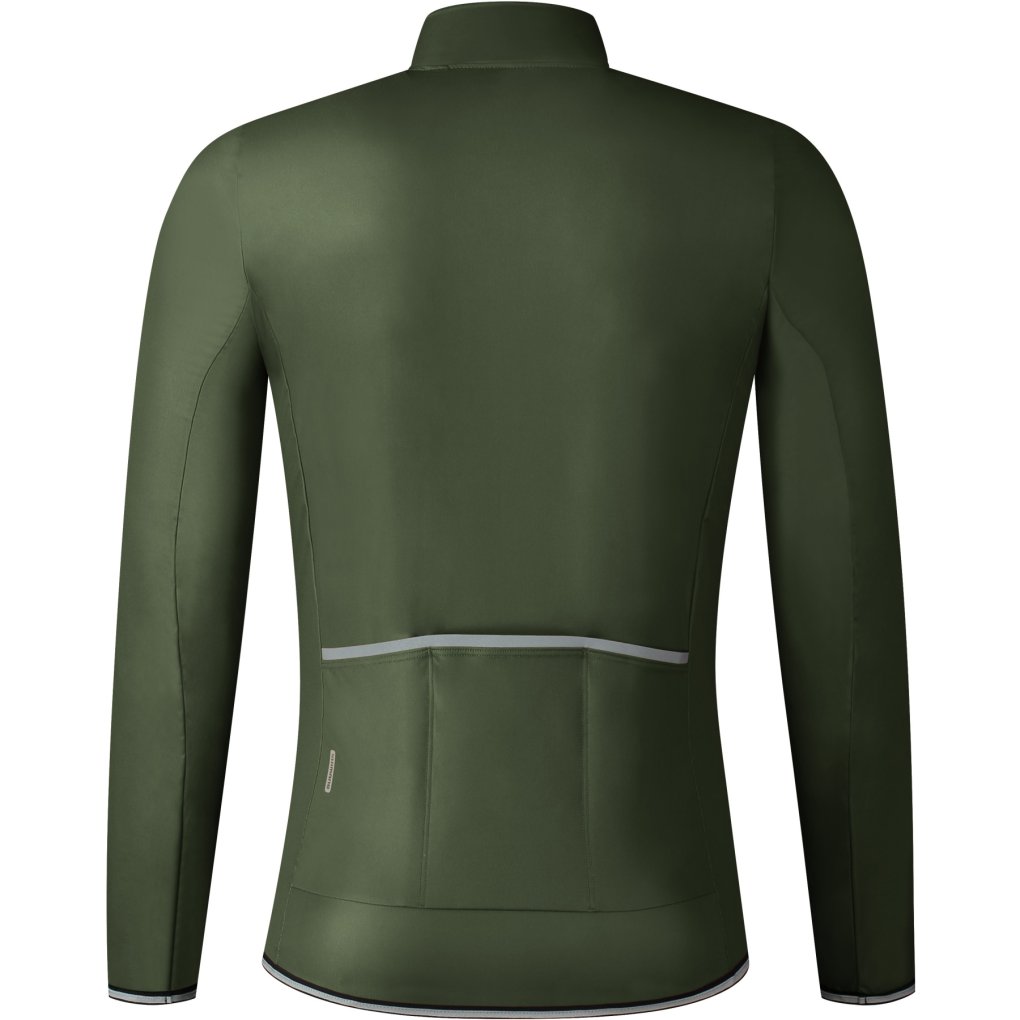 Shimano Evolve No Season Wind Breaker Jersey Men - dark earth