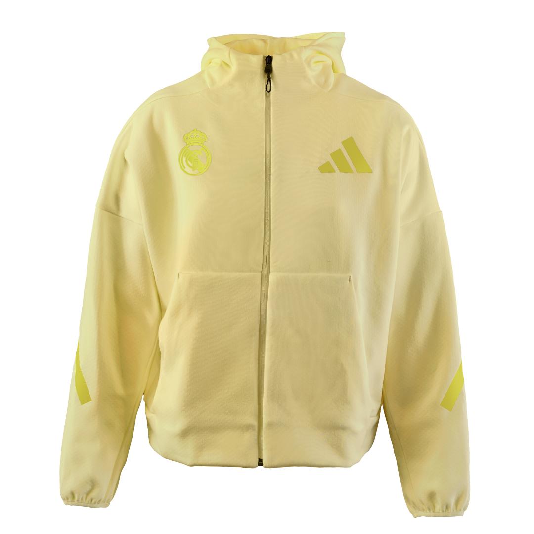 Womens adidas Real Urban Full Zip Hoodie Yellow