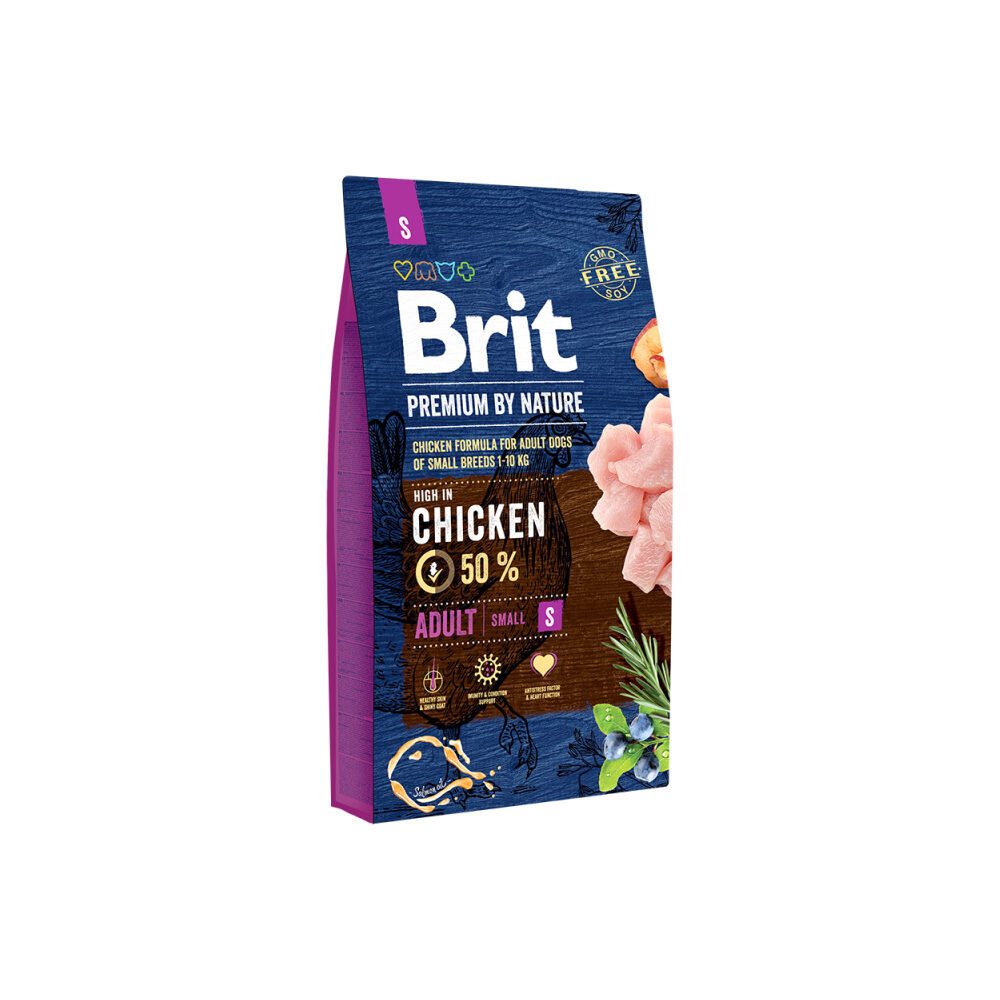 Brit Premium by Nature Adult S Dog Food - 8 kg