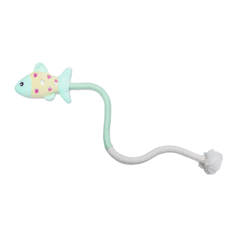 Beeztees Kitten Fish with Rope Roxy