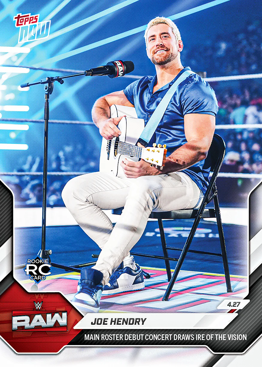 Joe Hendry - 2026 WWE Topps NOW® - Card 54 - PR: 1428
