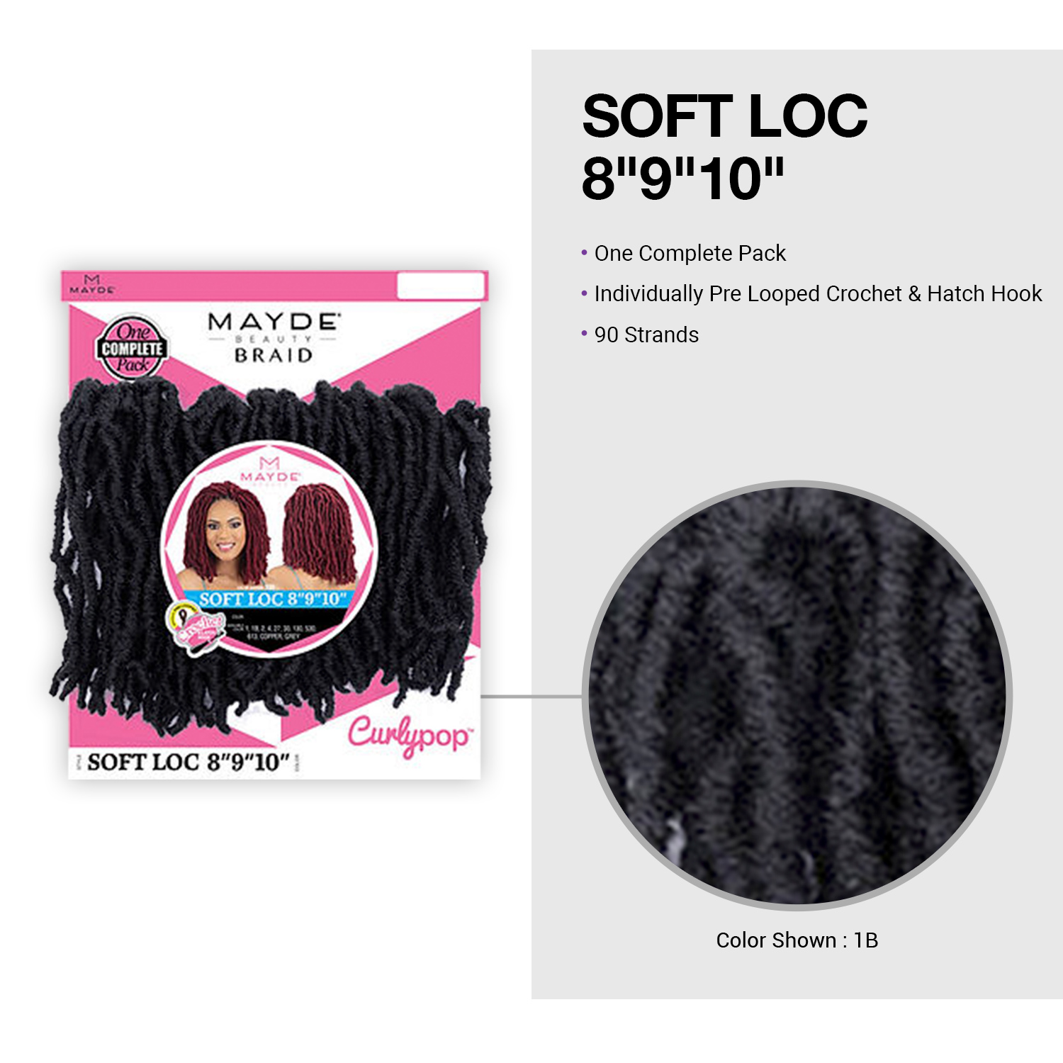 Mayde Beauty Crochet Braids Soft Loc 8
