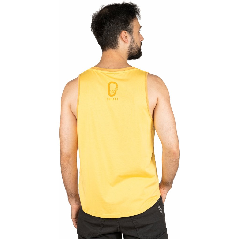 Chillaz Palau Carabiner Logo Tank Top Men - yellow