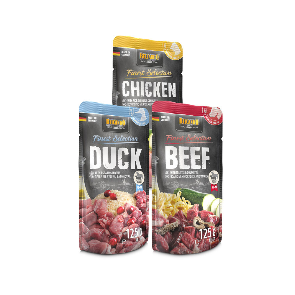 Belcando Finest Selection - Chicken with rice, carrots, and courgette - 12 x 125 g