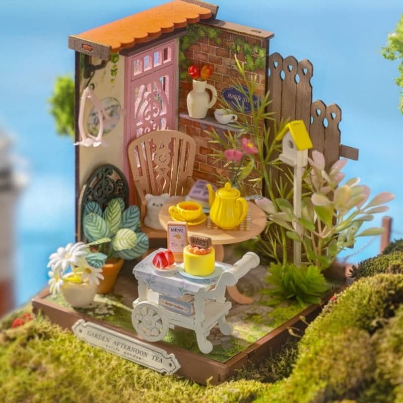 Fancy Tea Yard, Super Mini Houses - Little Warm Spaces Robotime DS038